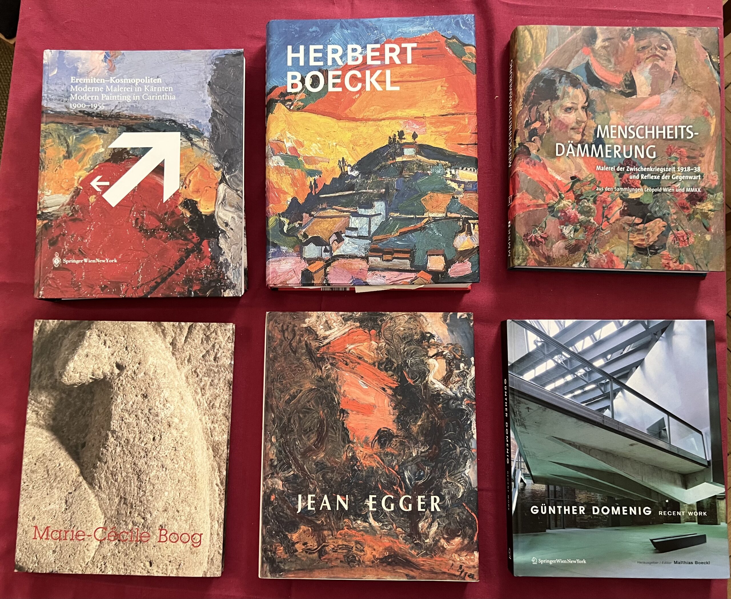 Matthias Boeckl, Bücher und Beiträge über Kärntner Kunstgeschichte