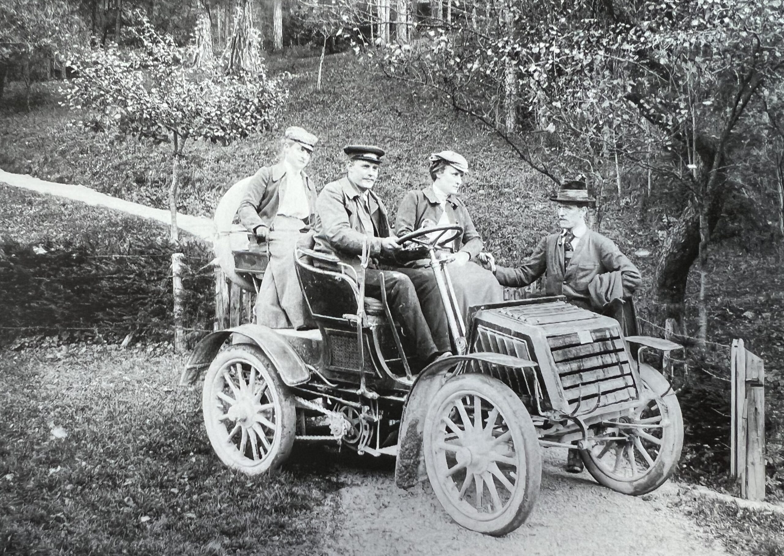 Wittgenstein family automobile excursion, c. 1900-1905 (c) MAK WW archive