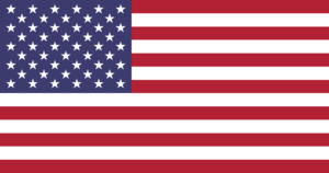 Die Flagge deer Vereinigten Staaten von Amerika (USA)