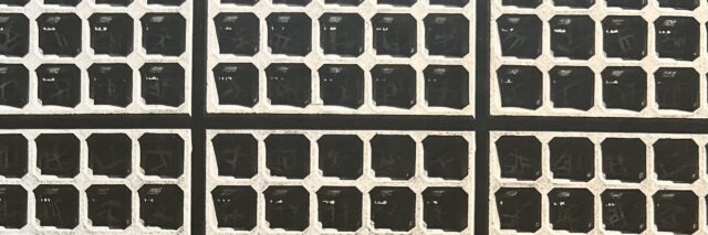 Egon Eiermann, Gedächtniskirche Berlin, 1958, Formsteine, Buchcover Jaeggi 2005 (c) Hatje Cantz Verlag