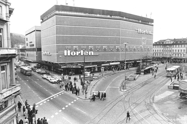 Egon Eiermann, Horten Heidelberg, 1958-60 (c) Rhein Neckar Zeitung Detail