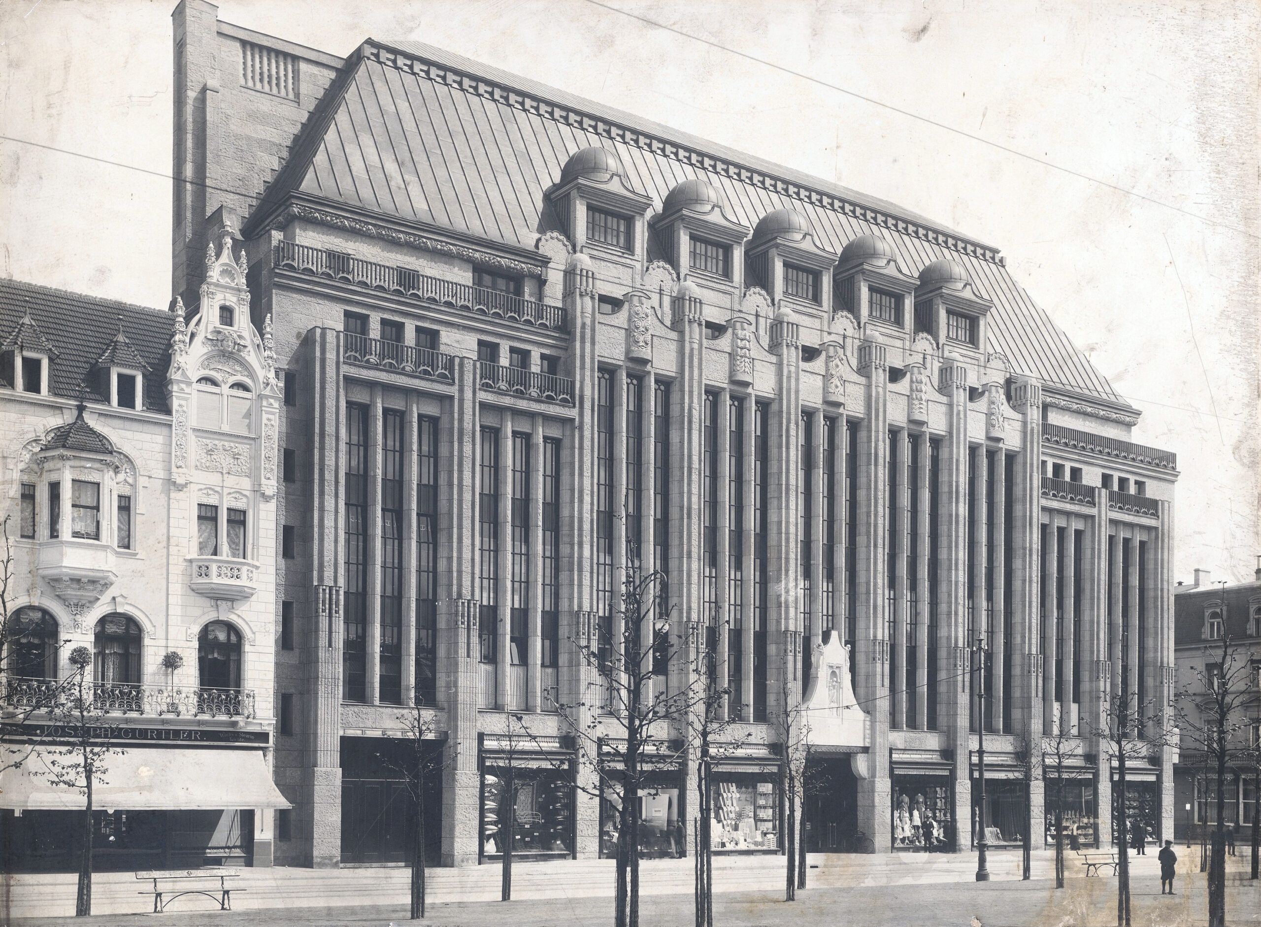 Joseph Maria Olbrich, Warenhaus Tietz, Düsseldorf, 1908 (c) Wiki Commons