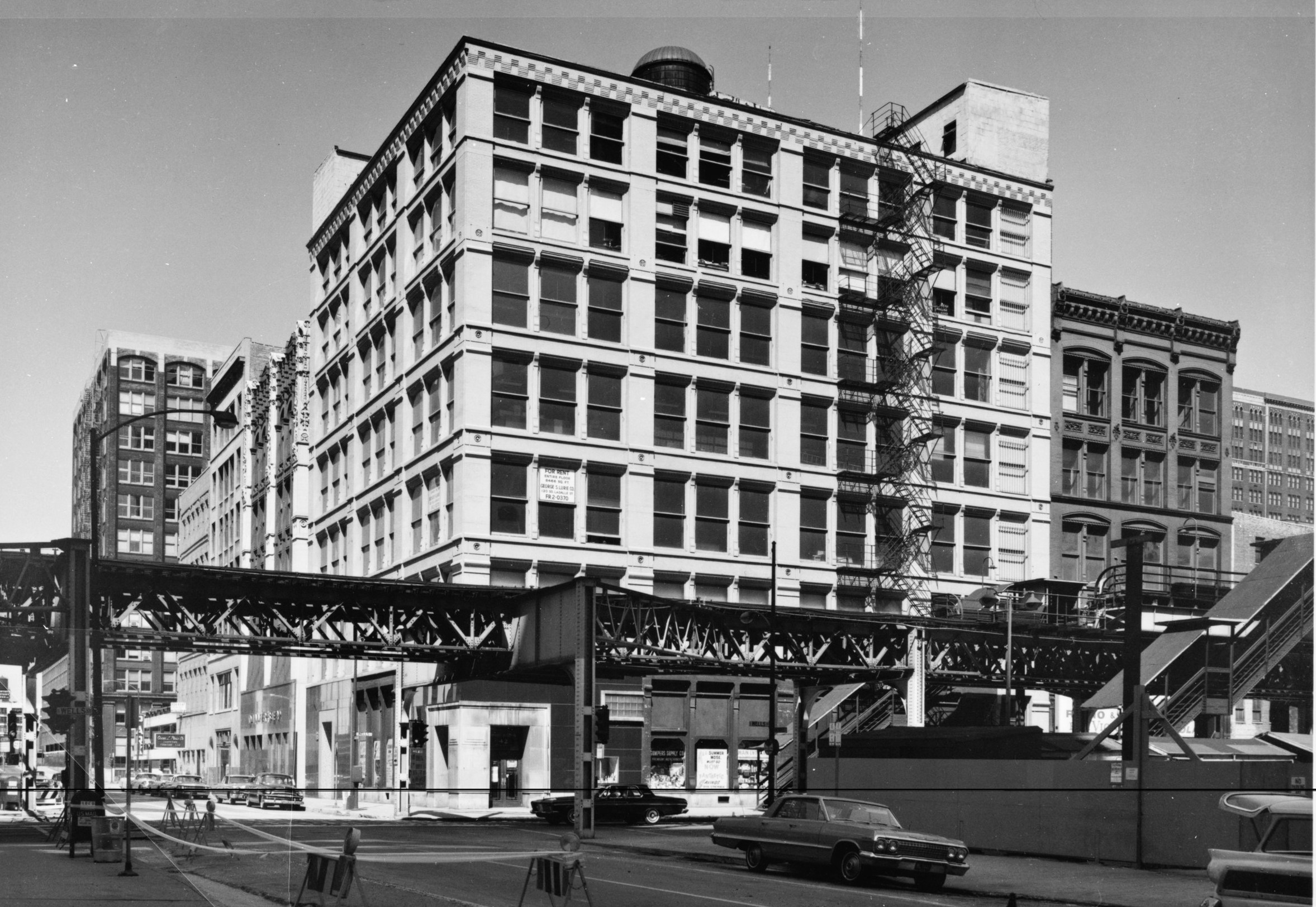 William Le Baron Jenney, First Leiter Building, Chicago 1878 (c) Wiki Commons