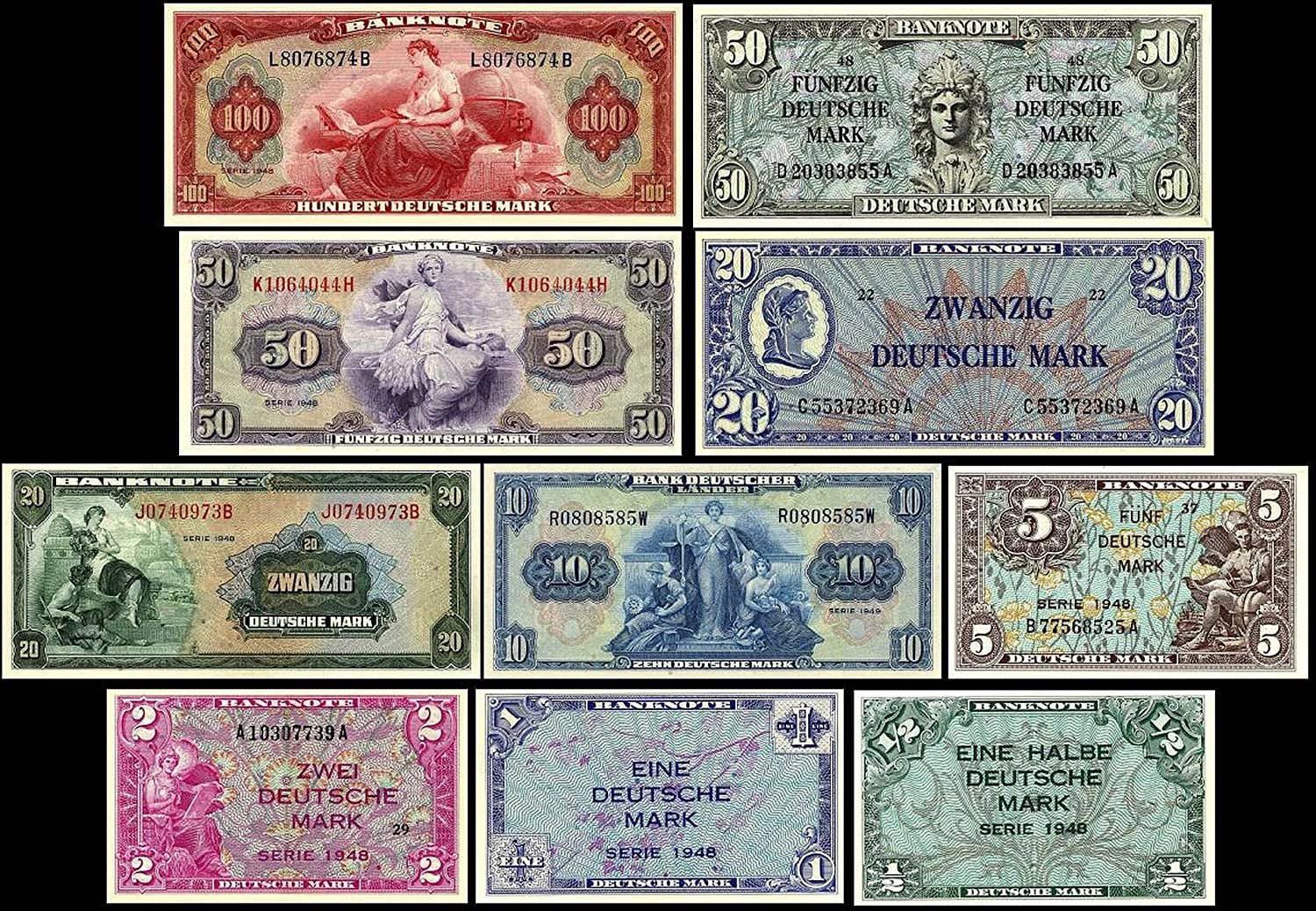 DM Scheine 1948 (c) amazon