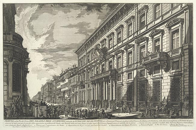 G. B. Piranesi, Palazzo Mancini, Rom, 1752 © Wiki Commons