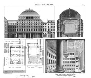 Charles de Moreau, Salle Richelieu, Paris, Stich von Donnet und Orgiazzi (c) Wiki Commons