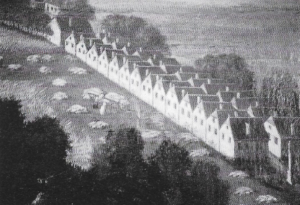 Horn, Tuchmachersiedlung auf einem alten Gemälde (c) Roman Sandgruber
