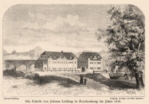 Liebig'sche Fabrik in Reichenberg 1828