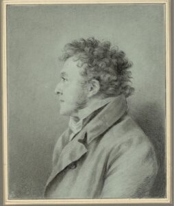 Friedrich Rehberg, Architekt Pietro Nobile, um 1819-22 (Albertina, Wien, Inv.-Nr. 6263)
