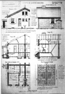 Arbeiterhäuser in Mühlhausen, 1853 (c) Stéphane Jonas