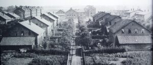 Bochum, Stahhausen Arbetierhäuser im Mühlhausener Typ, 1868 (c) J.Biecker, W. Buschmann