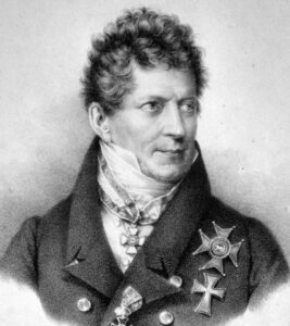 Friedrich Lieder, Friedrich von Gentz, Lithographie, 1825 (Wikipedia)