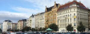Gründerzeitliche Häuserzeile an der Linken Wienzeile in Wien (c) MB
