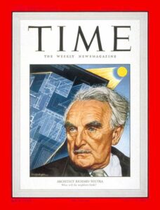 Richard Neutra am Cover des TIME Magazine, 19. August 1949