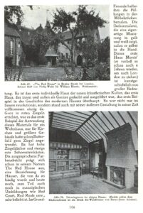 Philip Webb, Haus William Morris (The Red House), Bexleyheath, London, 1850-60, in Hermann Muthesius, Das Englische Haus, 1904