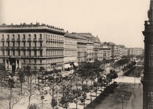 Wien, Opernring, um 1875 © Wien Museum