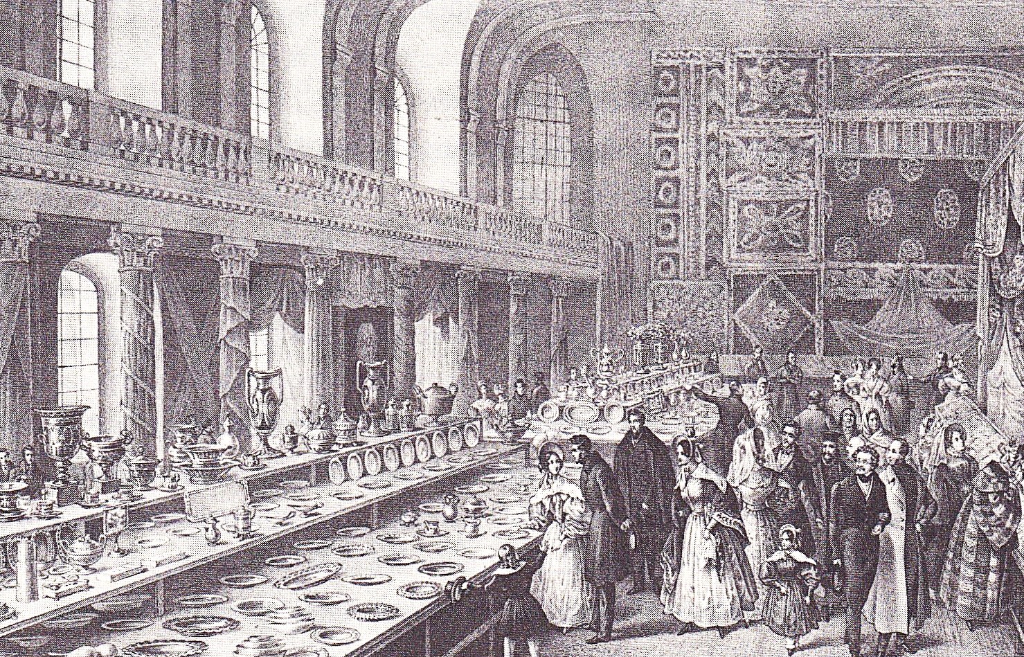 Allgemeine Gewerbs-Producten-Ausstellung, Wien, Hofreitschule, 1835 © MAK