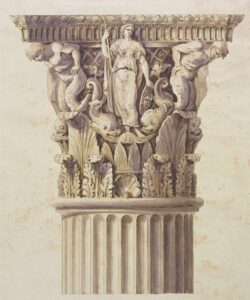 Charles James Richardson, Kapitellstudie, Government School of Design, 1845-52