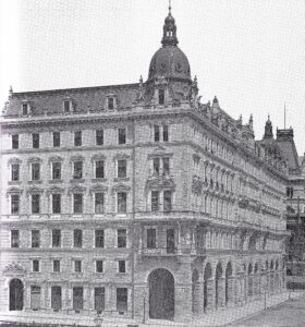 Friedrich von Schmidt und Franz von Neumann, Arkaden-Mietshäuser beim Wiener Rathaus, 1873-82 © Wien Museum