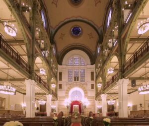 Gustave Eiffel, Emporen der Synagogue des Tournelles, Paris, 1876 © synatournelles.fr