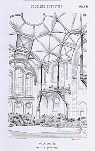 E. E. Viollet-le-Duc, Hallenentwurf, in: Entretien d'architecture, tome 2, fig. 18