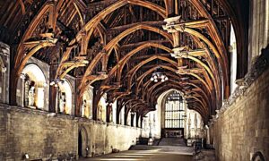 London, Westminster Hall, 1097-99, Dachstuhl 1393 © onthetudortrail.com
