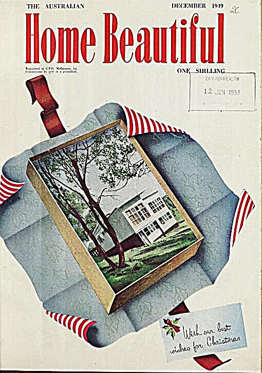 Fritz Janeba, Haus in Warrandyte, in: Home Beautiful Australia, December 1949