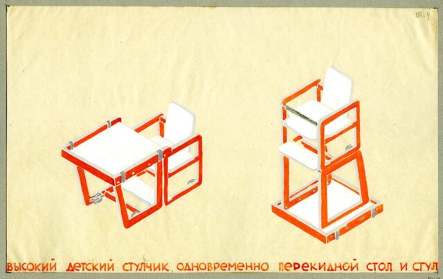 Margarete Schütte-Lihotzky, Kindermöbel, 1935-36 © Sammlung der Univ.f.ang.Kunst Wien
