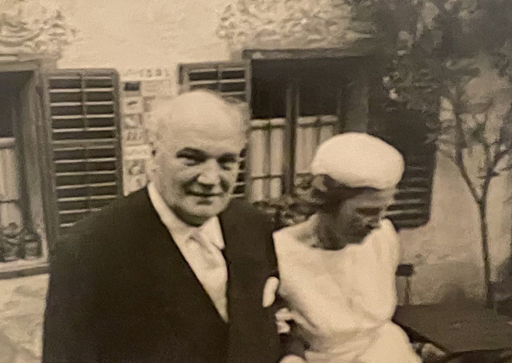 Herbert Boeckl und Gabriele Huber (Brautmutter)