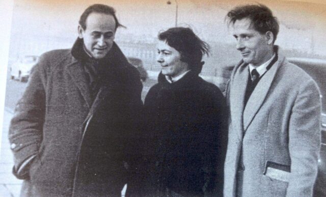 Klaus Demus, Nani Demus, Paul Celan (London 1955)