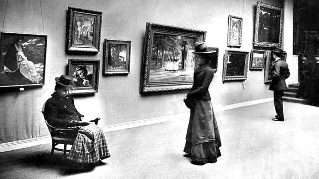 Galerie Cassirer, Berlin, um 1900 © Ullstein