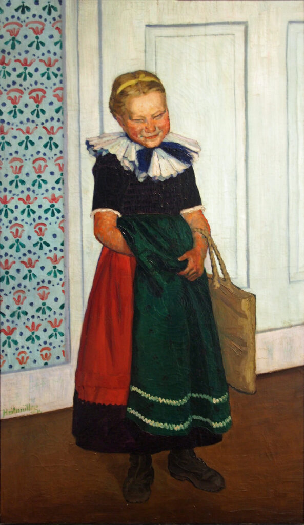 August Heitmüller, Schulmädchen in Nenndorf, 1911 © Wikimedia Commons