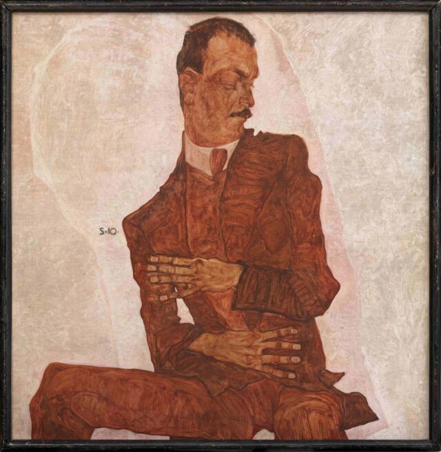 Egon Schiele, Porträt Arthur Roessler, 1910, Wien Museum