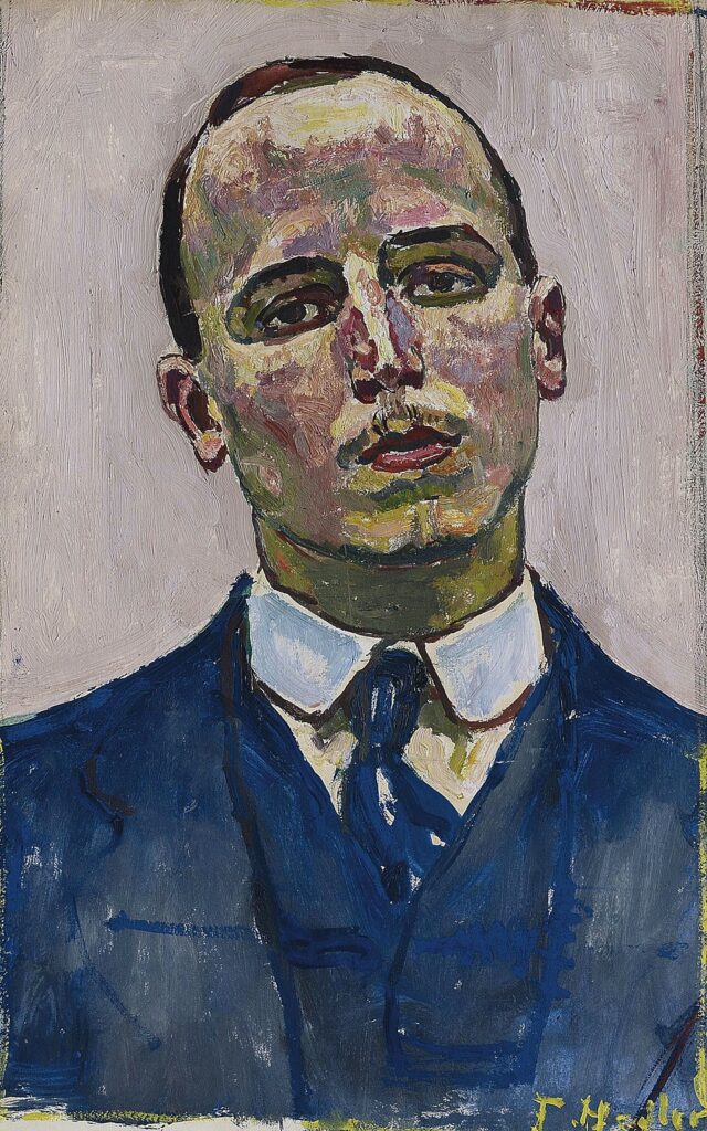 Ferdinand Hodler, Porträt Josef Müller, um 1916 © Christie's, Wiki Commons