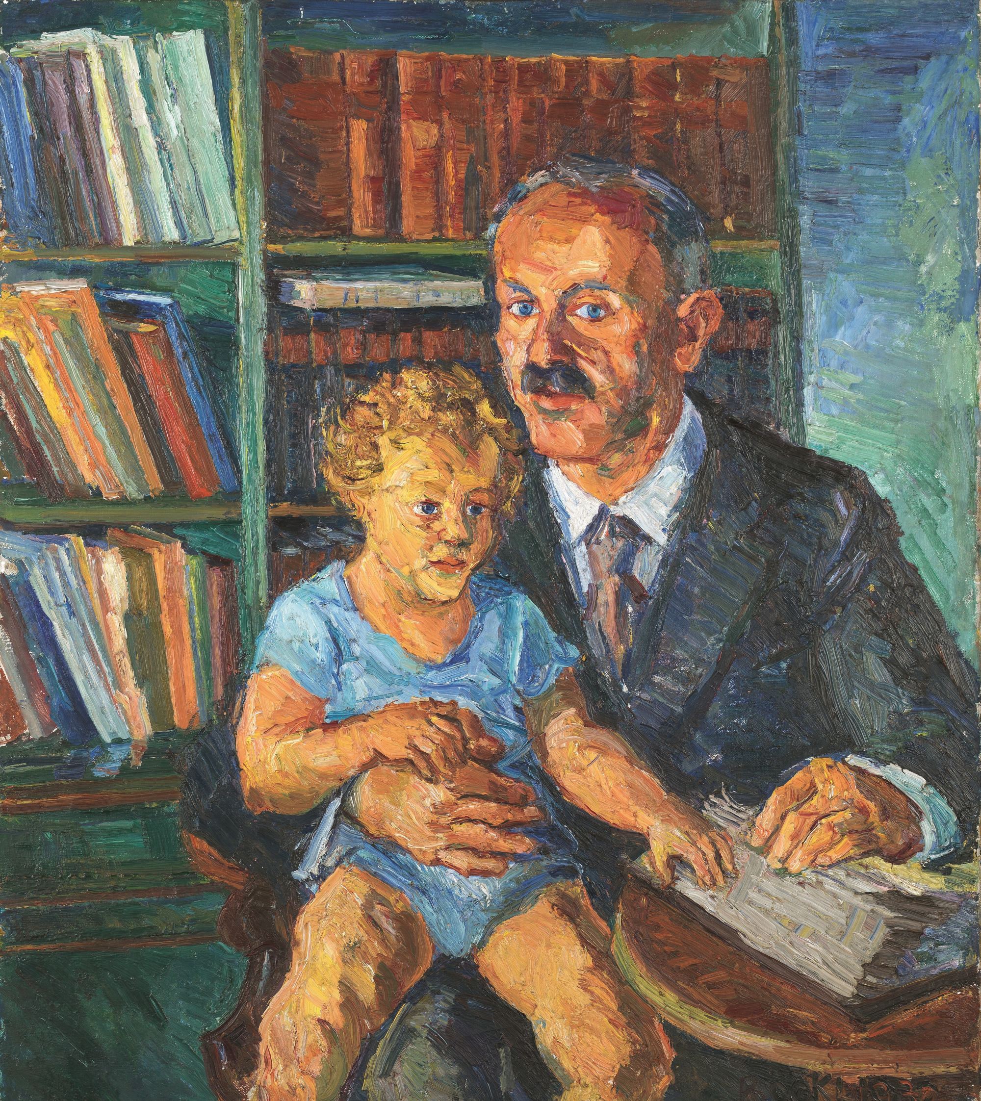 Herbert Boeckl, Dr. Otto Brill und Sohn, 1932, Privatbesitz