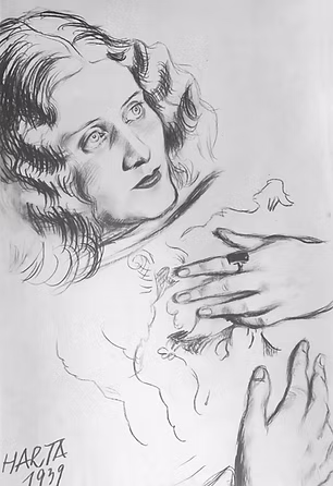 Felix Albrecht Harta, Die Tänzerin Hilde Holger, 1939, Privatbesitz