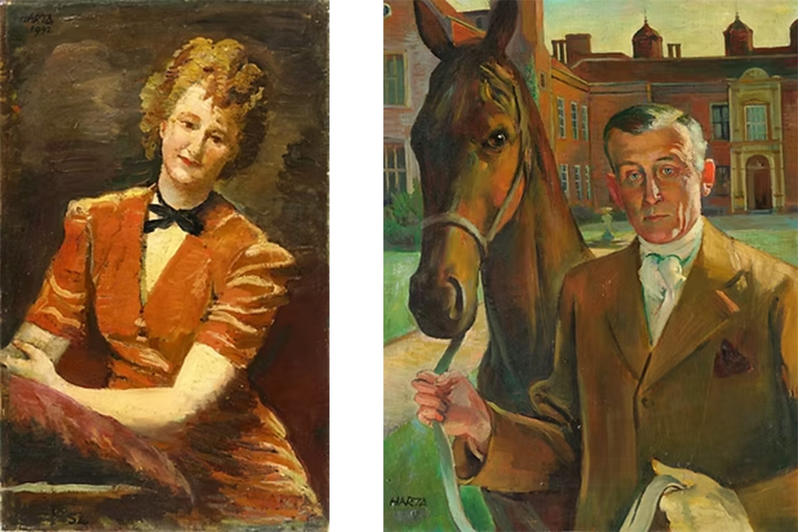 Lady Ulla und Sir William Hyde Parker, 1942, Museum der Moderne, Salzburg, und Privatbesitz
