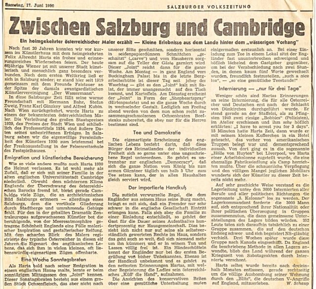 Salzburger Volkszeitung, 17.6.1950