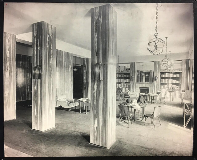Adolf Loos, Herrensalon Kniže an der Avenue des Champs-Élysées 146, Paris, 1927/28 © Wien Museum