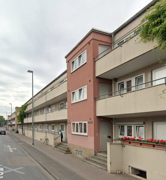 Anton Brenner, Laubenganghaus, Siedlung Praunheim, Frankfurt/M, 1926-30 © Google Street View
