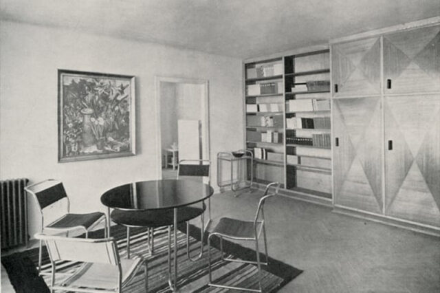 Ilse Bernheimer, Einrichtung des Hauses Nr. 15 von Anton Brenner in der Wiener Werkbundsiedlung, 1932