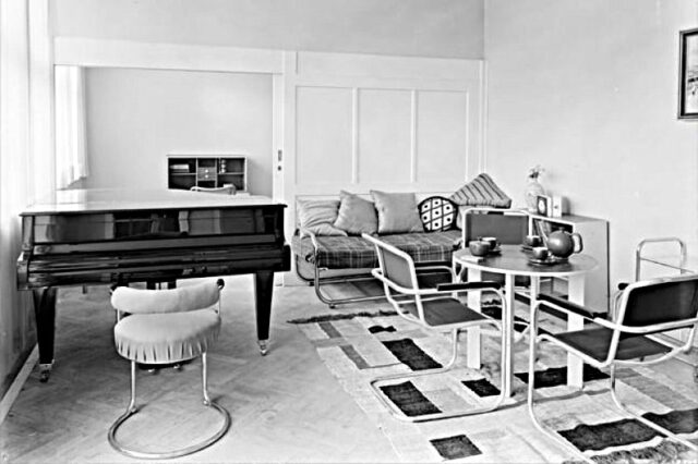 Leonie Pilewski, Einrichtung des Hauses Nr. 1 in der Wiener Werkbundsiedling von Hugo Häring © werkbundsiedlung-wien.at