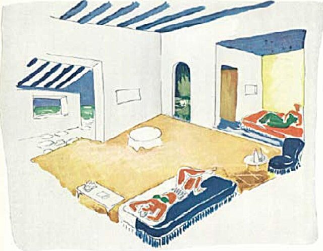 Bernard Rudofsky und Gio Ponti, Albergo nel bosco, Capri, um 1937