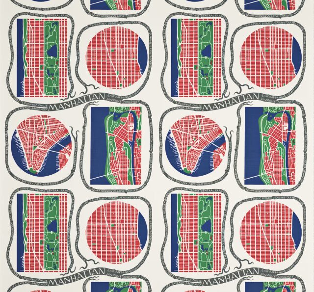 Josef Frank, Stoffdesign "Manhattan" für Svenskt Tenn, 1943-44 © Svenskt Tenn