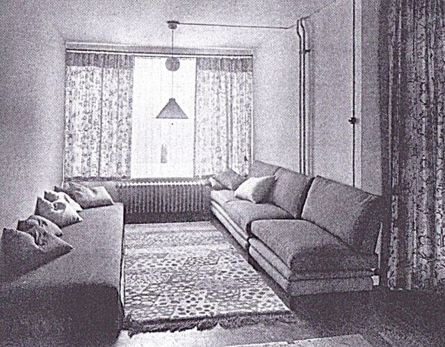 Josef Frank, Reihenhaus, Werkbundsiedlung, Stuttgart 1927, Interieur